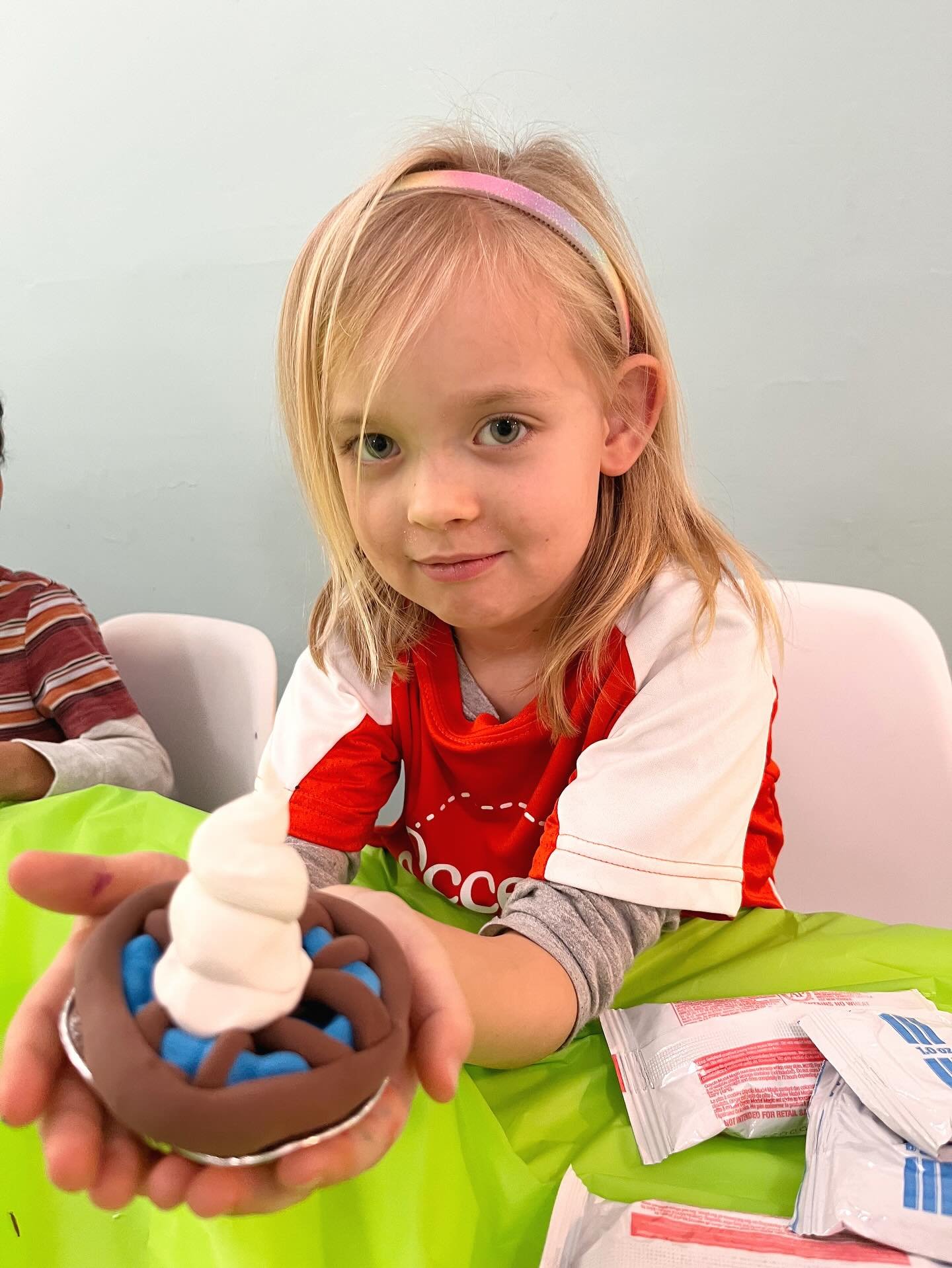 Our Art Adventures students were inspired by famous artist, Wayne Thiebaud, and the story, Peyton Picks the Perfect Pie this week. They created their very own clay pies, which came out looking both delicious AND adorable. 😋🥧🥰 The fun continues thi