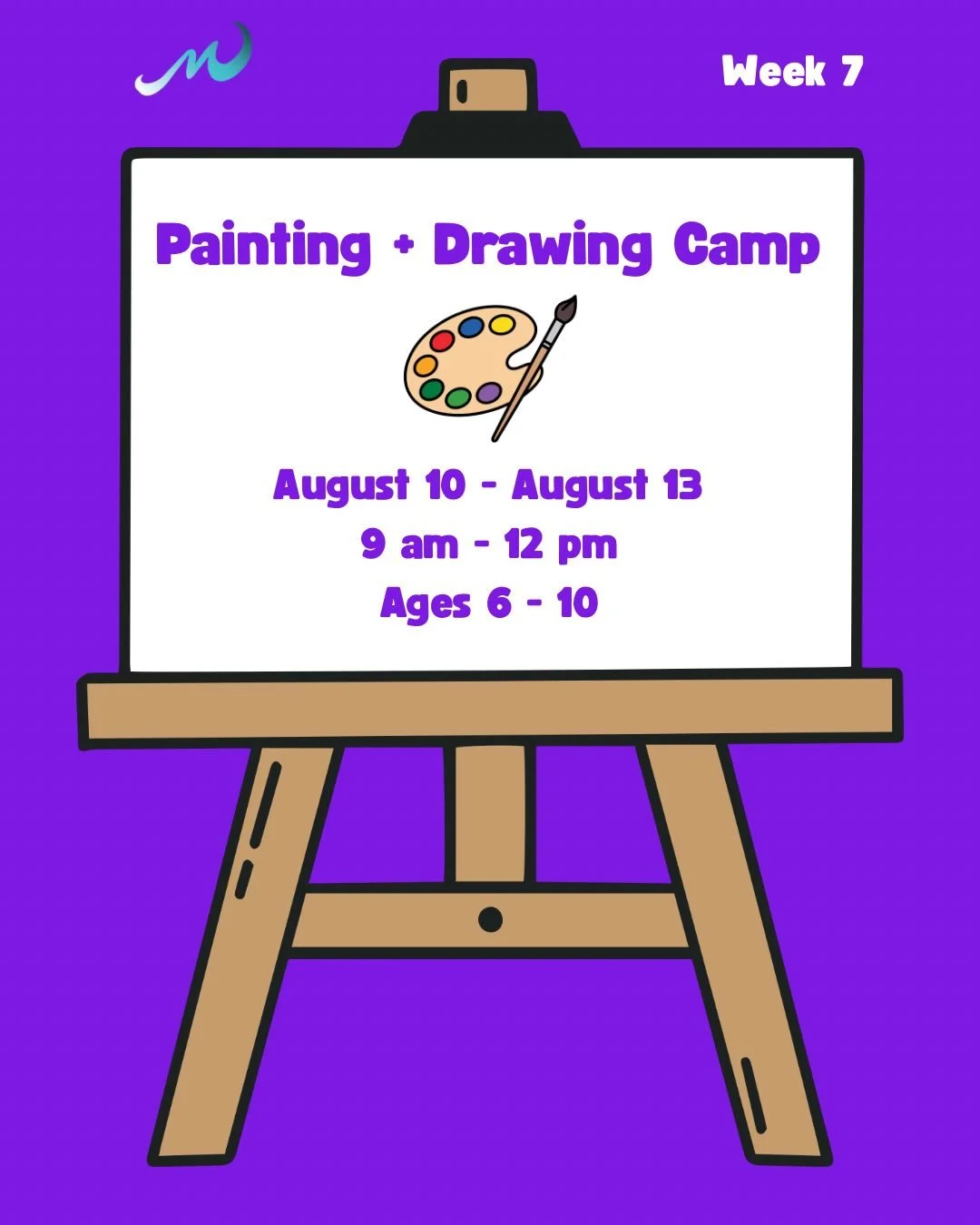 Registration for Summer Art Camps begins this Wednesday, 1.28, @ 10 am! 😎

WEEK 7 = PAINTING + DRAWING CAMP!

Develop your artistic skills at Painting + Drawing Camp! Campers will explore a range of techniques and mediums, creating original artwork 