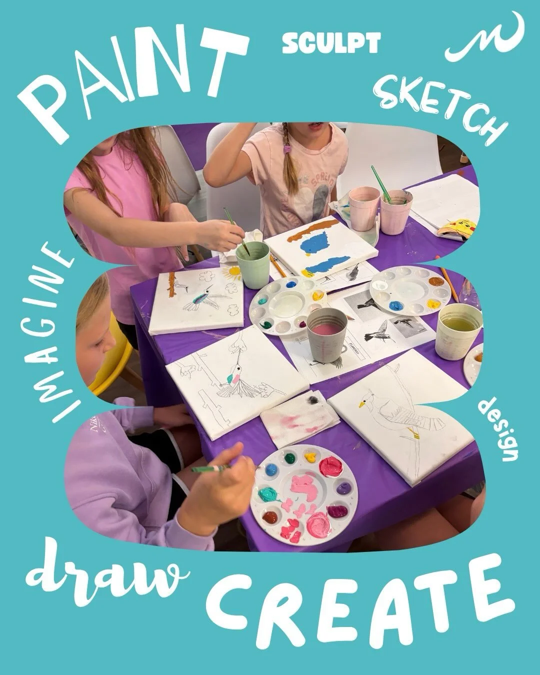 Second through fifth grade families &mdash; come paint, sculpt, draw, create, imagine, sketch and design with us! 👩&zwj;🎨🎨🧑&zwj;🎨

Our Studio Art Classes are designed to give emerging artists a wide range of experiences with various media and ar