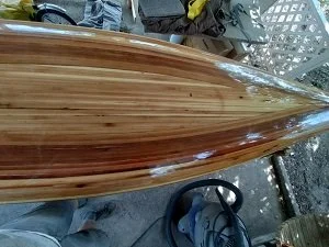 Wooden canoe for sale custom built