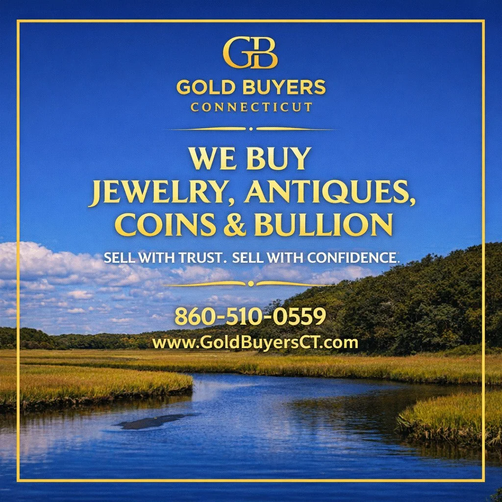Connecticut&rsquo;s trusted gold buyer &mdash; serving shoreline towns with honesty, expertise, and golden returns.

💎 We Buy Jewelry, Antiques, Coins &amp; Bullion
📍 Old Saybrook, CT
📞 860‑510‑0559

#GoldBuyersConnecticut #SellGoldCT #OldSaybrook