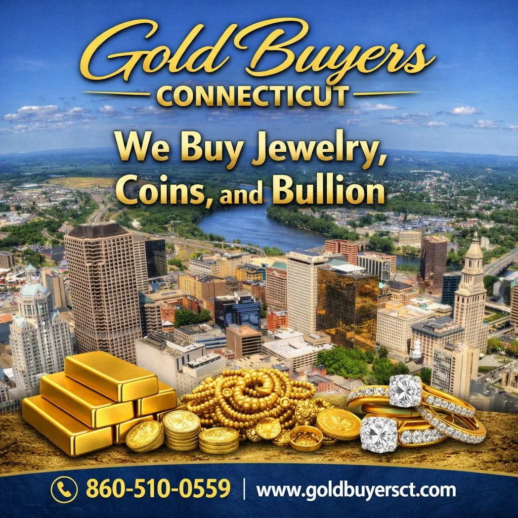 💎 We Buy Jewelry, Coins, and Bullion! 
Serving the Shoreline &amp; New Haven &mdash; Top Dollar Paid 💰

✨ Trusted. Local. Professional.

📞 860‑510‑0559 
🌐 www.goldbuyersct.com

#GoldBuyersCT #ConnecticutGold #SellGold #JewelryBuyer #CoinCollector