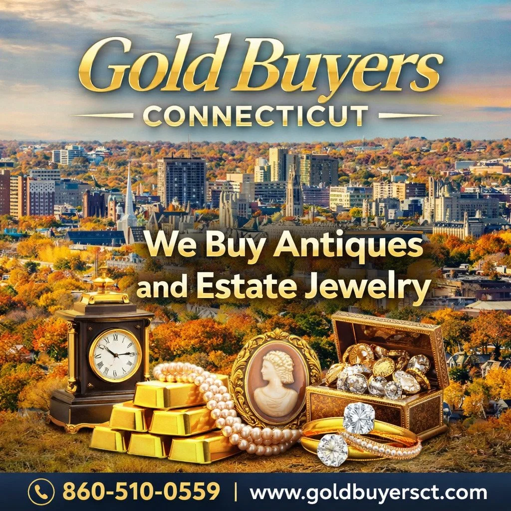 ✨ We Buy Antiques &amp; Estate Jewelry ✨
Modern luxury meets timeless value 💎
Serving the Shoreline &amp; New Haven &mdash; Top Dollar Paid!

📞 860‑510‑0559 
🌐 www.goldbuyersct.com

#GoldBuyersCT #EstateJewelry #AntiqueJewelry #ConnecticutGold #CT