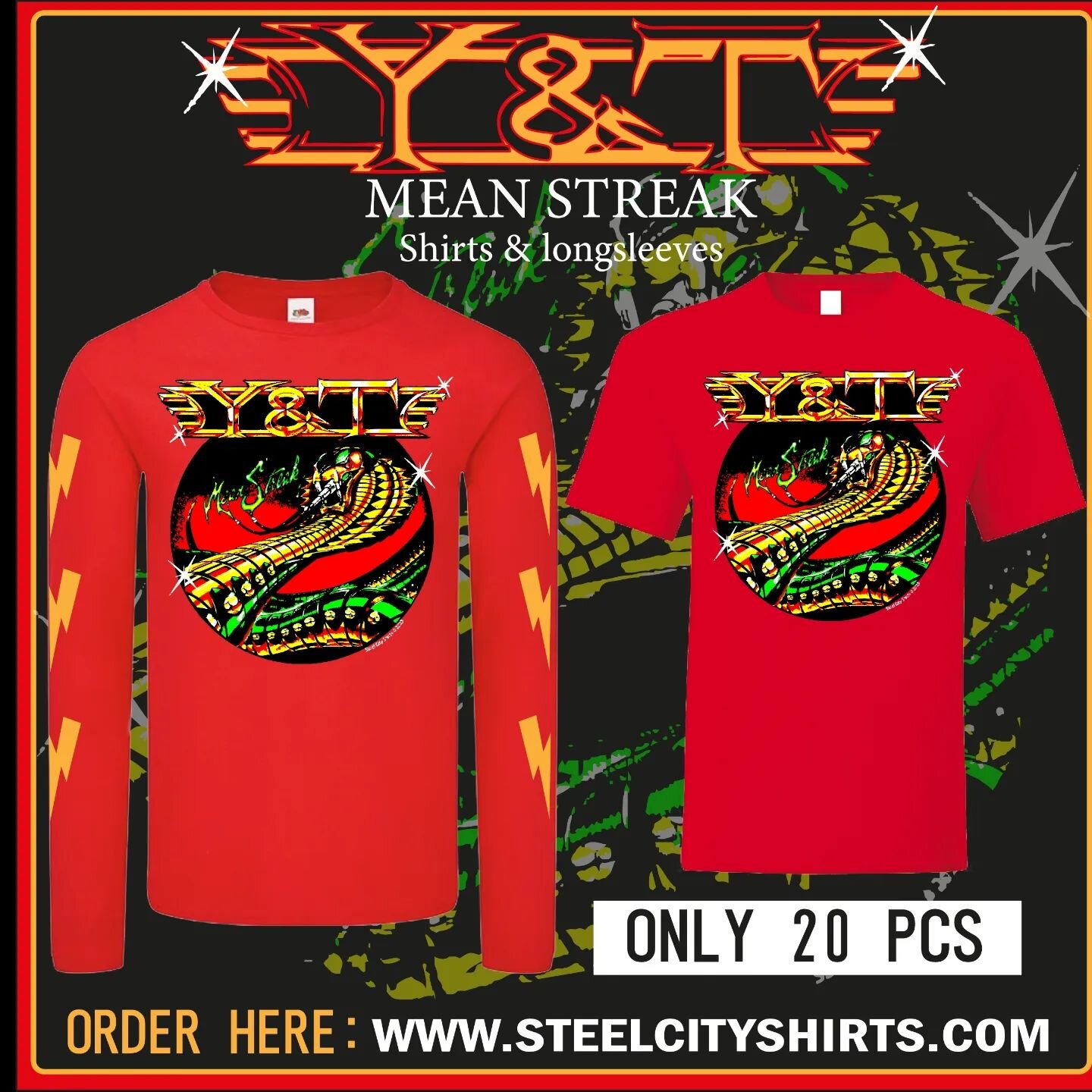 Ok, so you wanted it, I'll be printing 20 of these! No reprints later, so be quick if you want one! 

Choose from shirts or longsleeves! 
❤️❤️❤️
Link in bio! 

#screenprintingshop #screenprintinguk #bandshirt #bandmerch #y&amp;t #yesterdayandtodayban