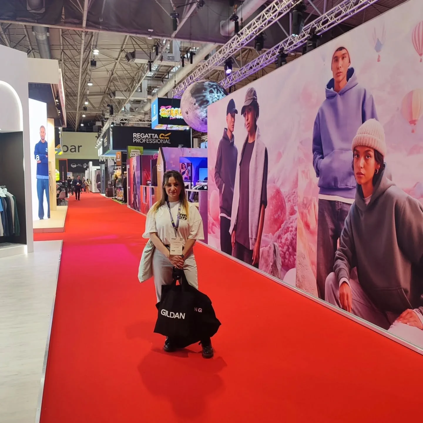 Visited @printwearandpromotion this week! 
It's an industry expo for garment decoration.
 
I was looking for new quality blank suppliers and been checking out what's new at existing ones, so I can recommend a bigger selection of blanks when someone c