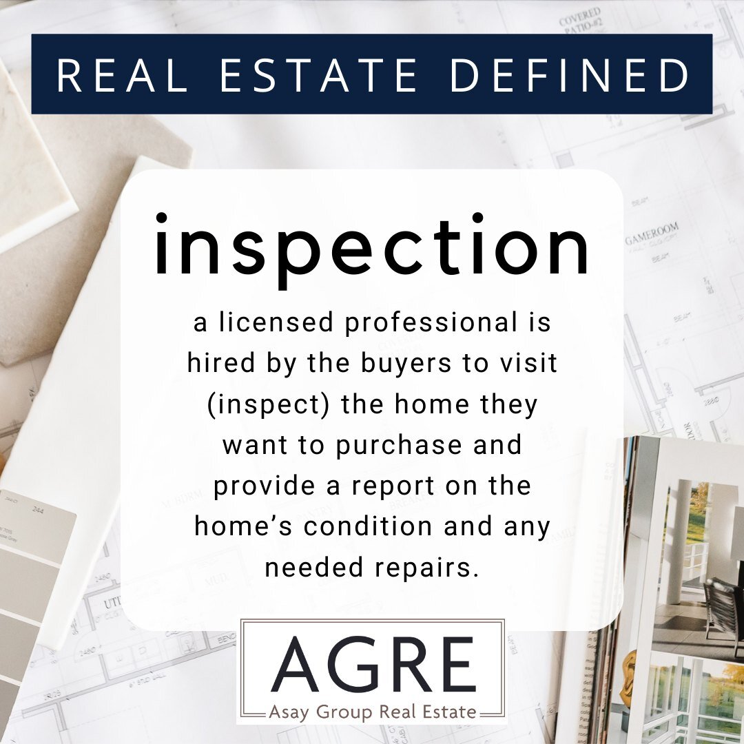 Inspections are a crucial part of the home-buying process. Inspectors are licensed professionals who look at the entire home, roof, plumbing, electrical and HVAC systems, and even the appliances. Their comprehensive report helps buyers get a full pic