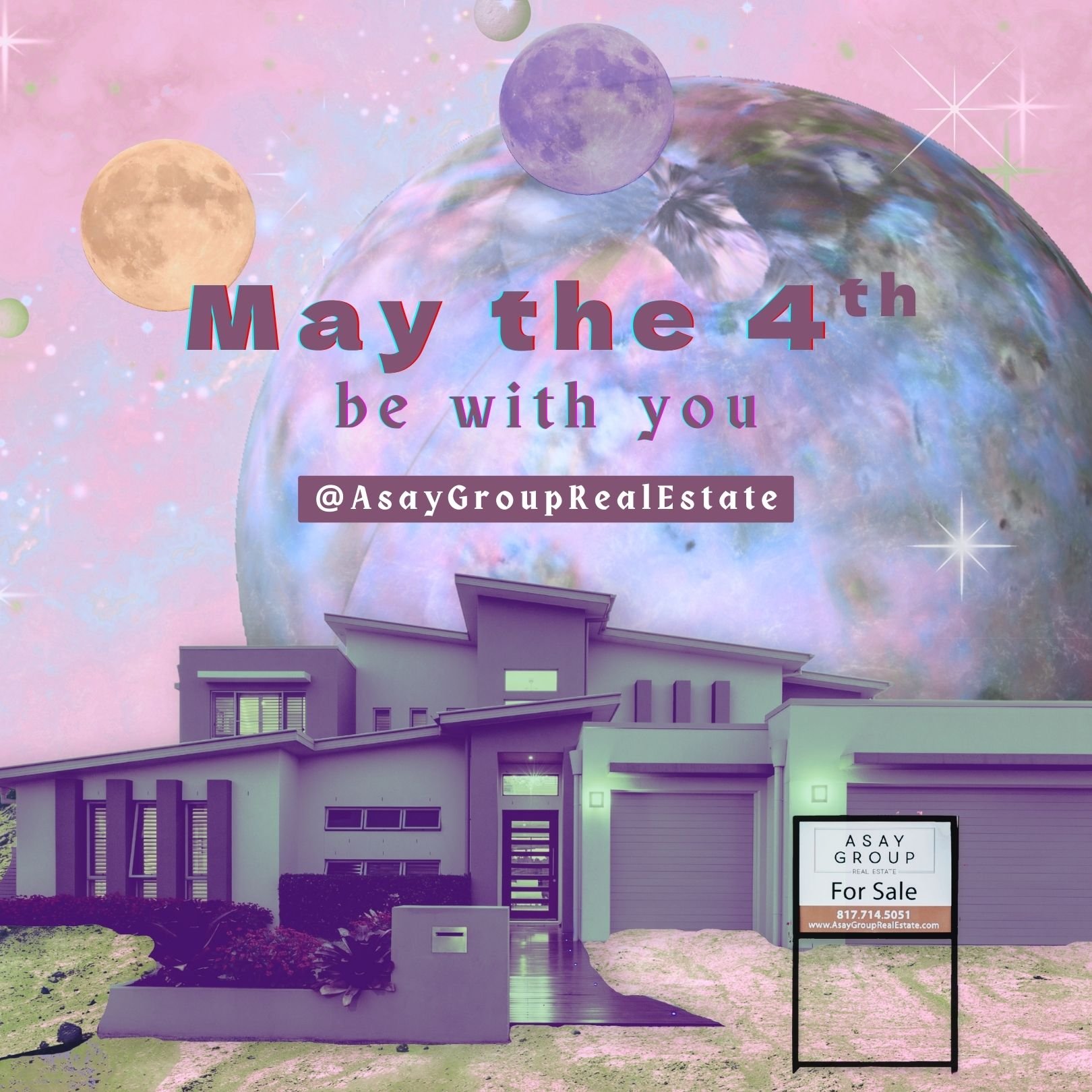 🚀 Helping you find your dream home in every galaxy, even the ones far, far away. #maythefourthbewithyou #starwarsday 🌌

#starwarsday #starwars #may4 #maythe4thbewithyou #jedihomesales #tatoonine #fortworthrealtor #dfwrealtor #sellyourhouse #realest