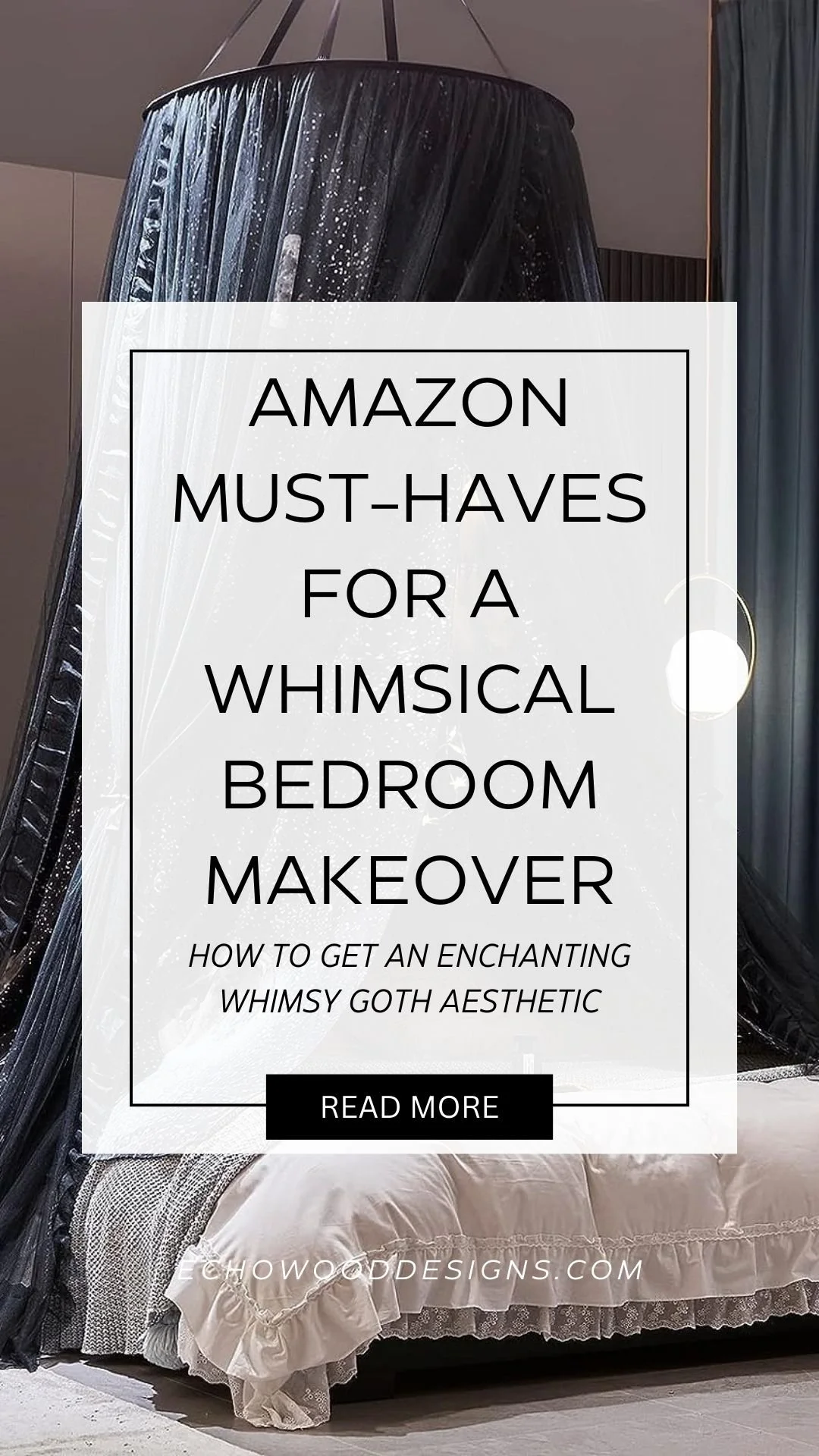 Amazon MUST Haves For A Gorgeous Whimsy Goth Bedroom