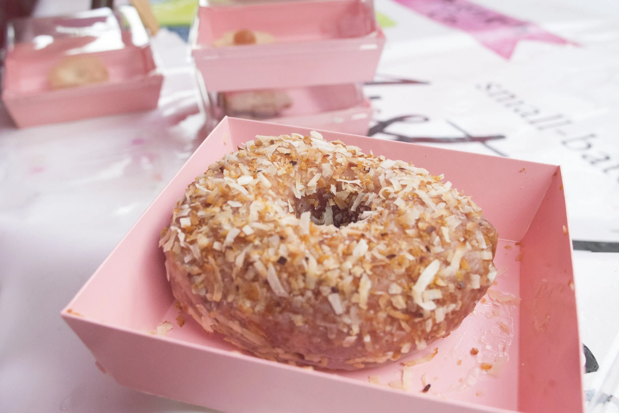 Austin's best doughnuts: Austin Kuih Co's Pandan-Kaya & Toasted Coconut Croissant-Brioche Doughnut