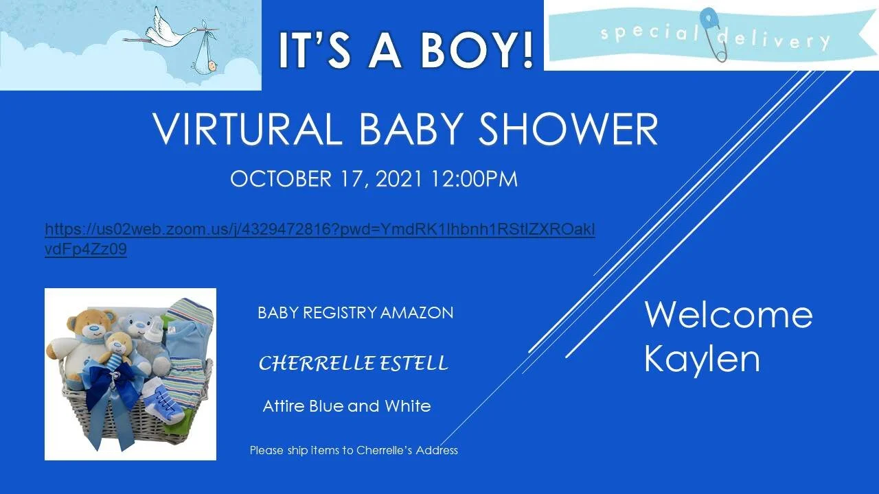 Virtual Baby Shower
