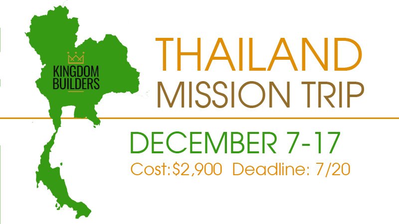 Mission Trip to Thailand