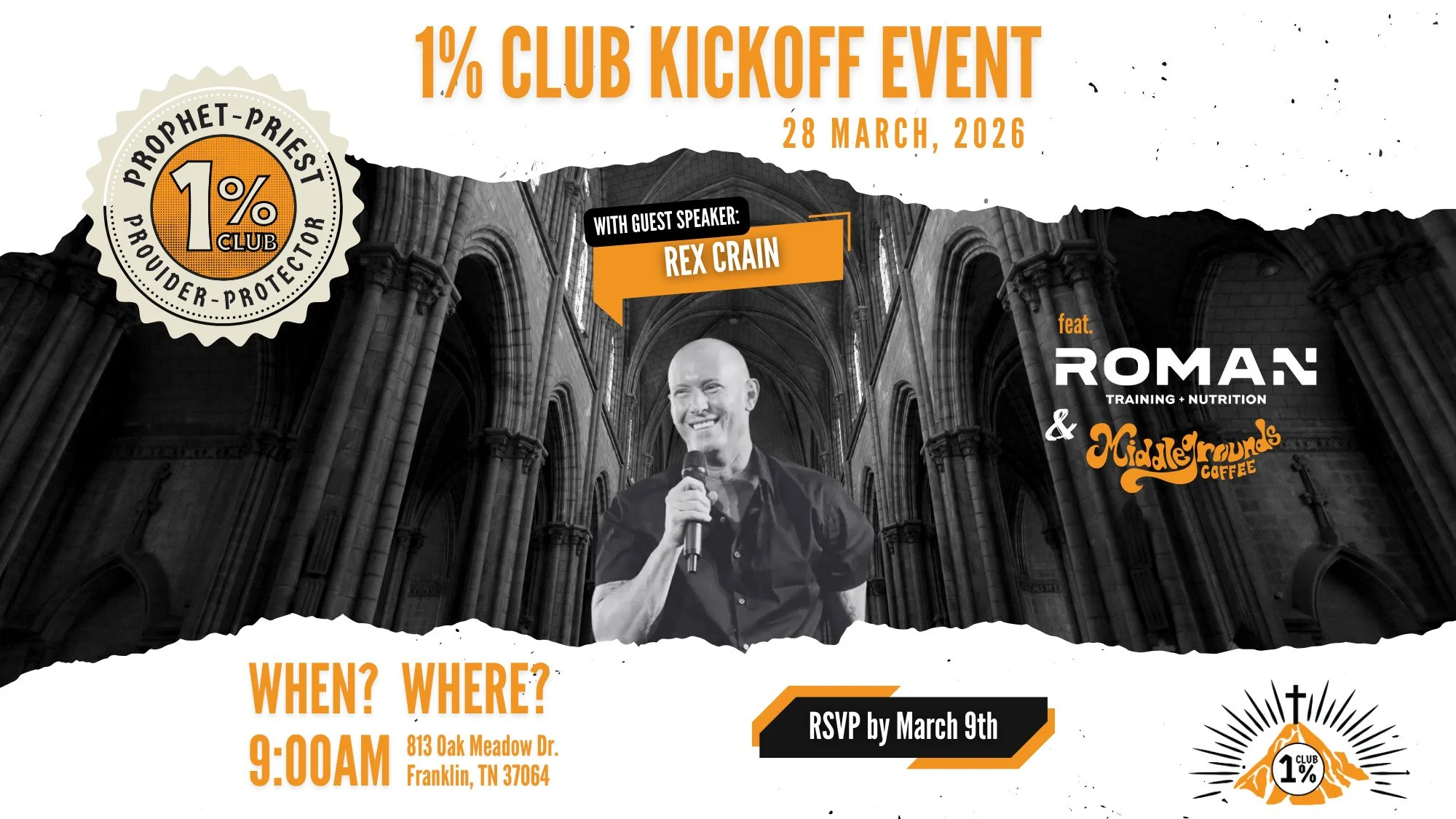 1% Club Kickoff Event