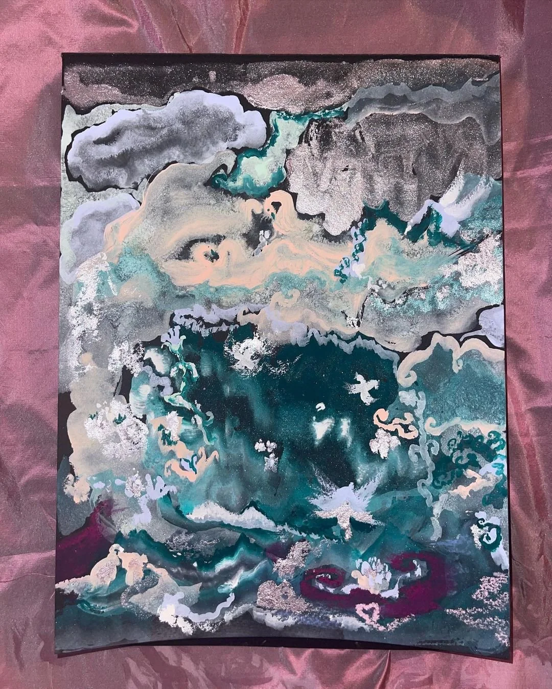 angel cave, 2022, 9x12 inches