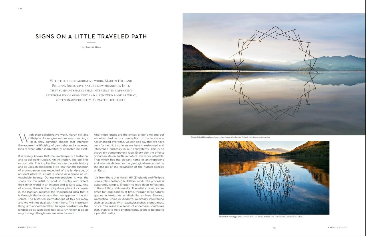 Signs on a little travelled path