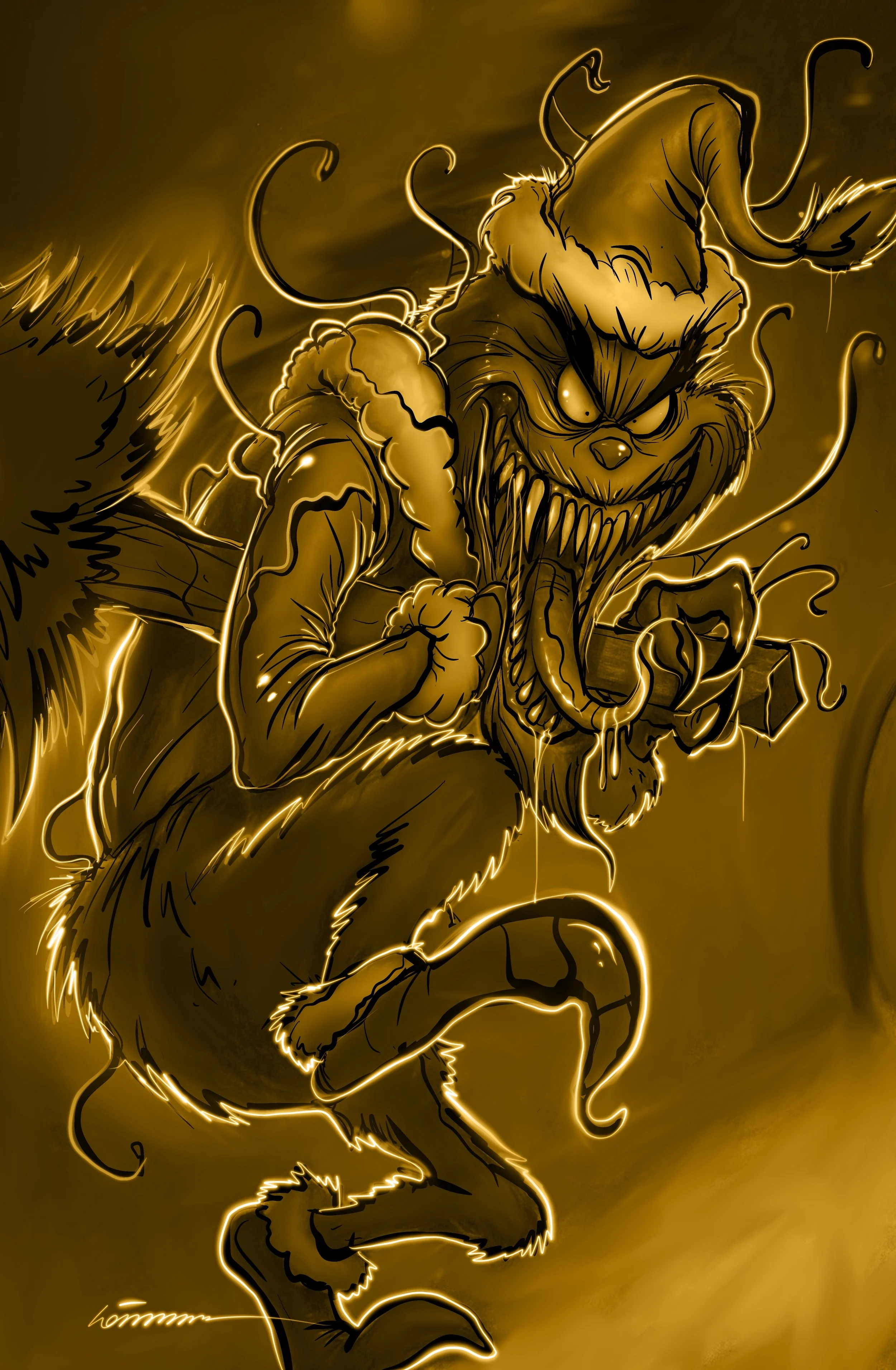 Dr. Flaws “How Gorkem Stole Christmas” !GOLD! (Gorkem Demir Sketch Book)