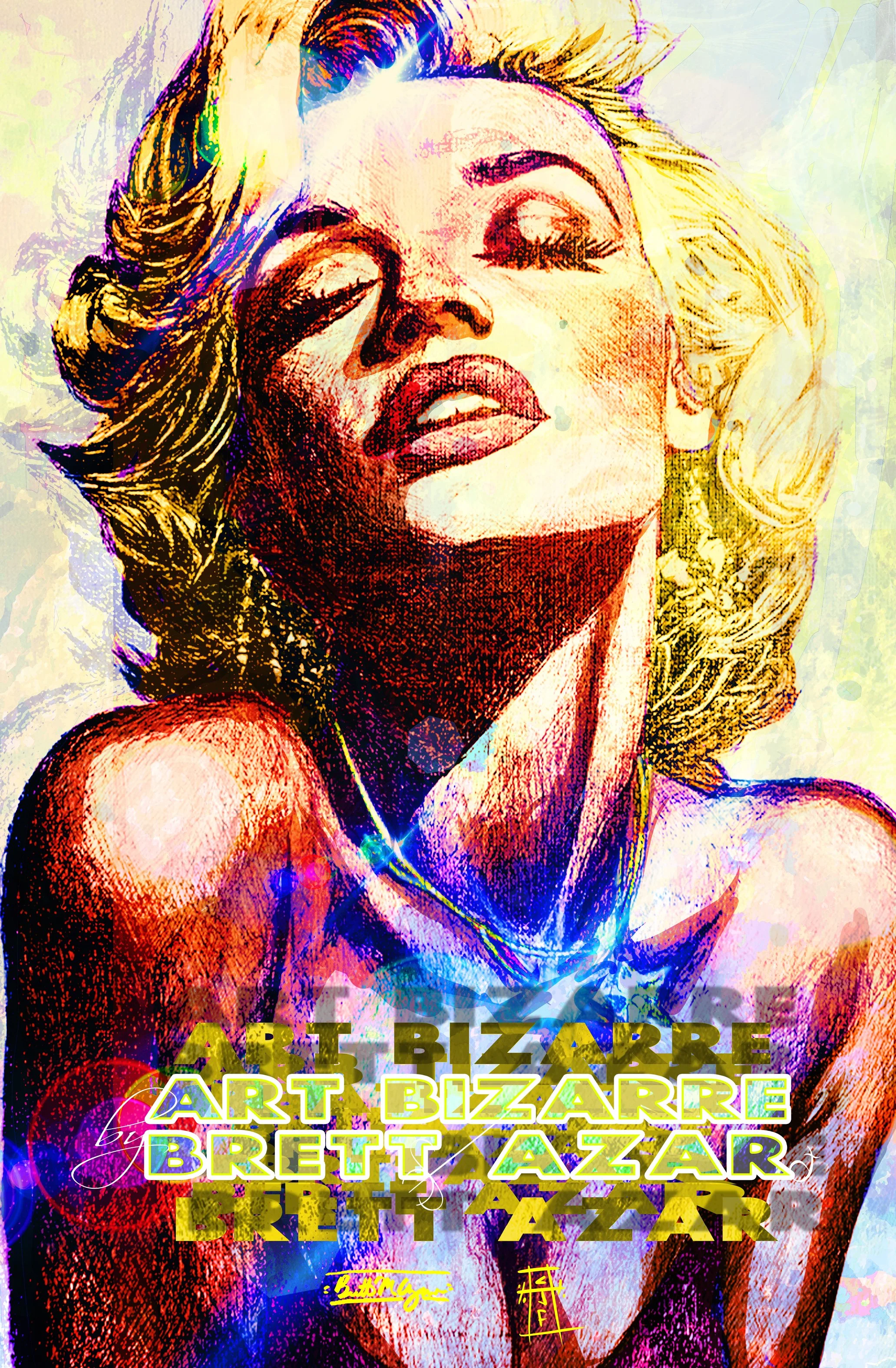 Art Bizarre (the Art of Brett Azar) Marilyn Monroe Homage