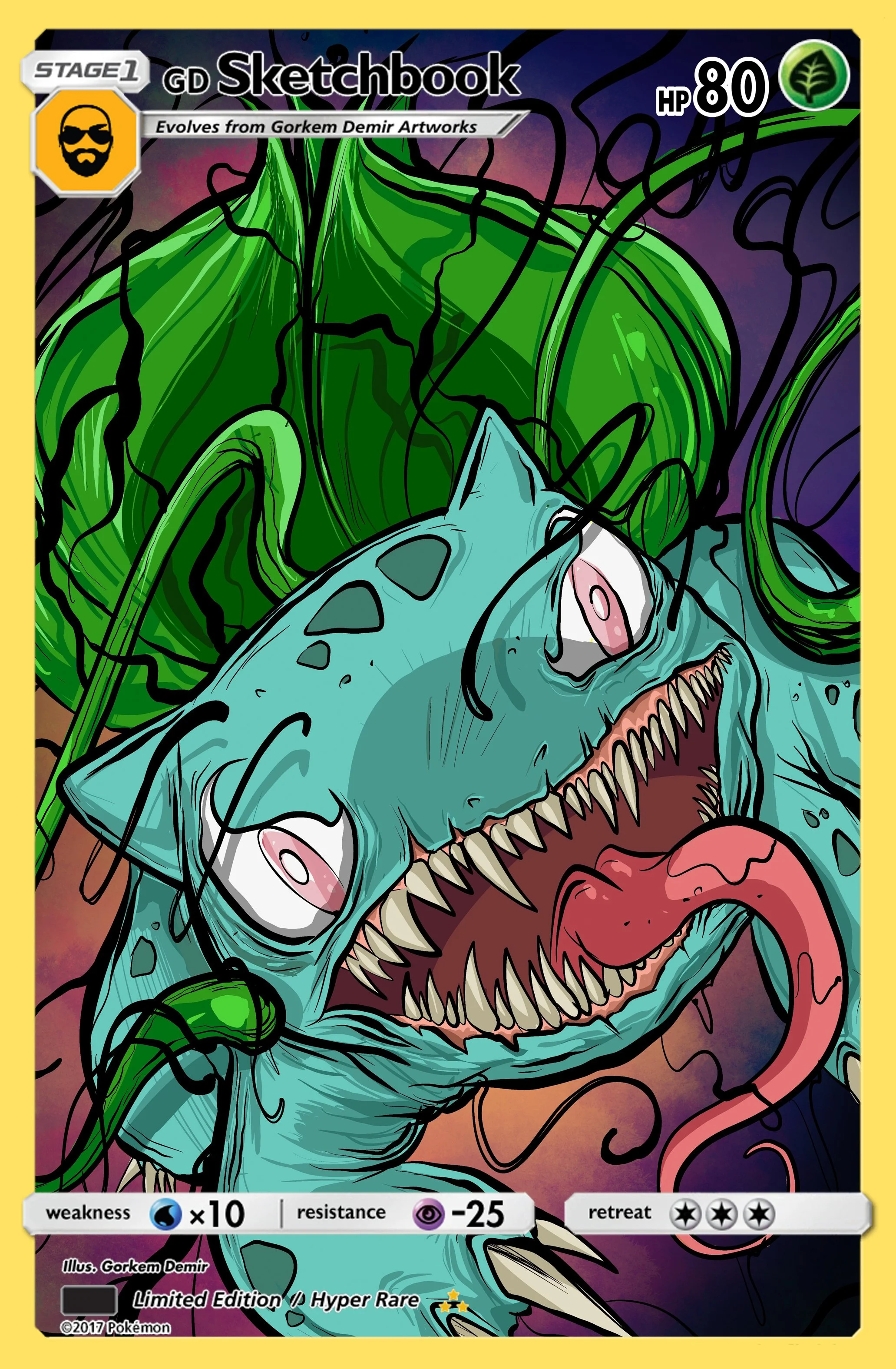 Bulbasaur (Gorkem Demir Sketchbook) MegaCon Exclusive Pre-Order