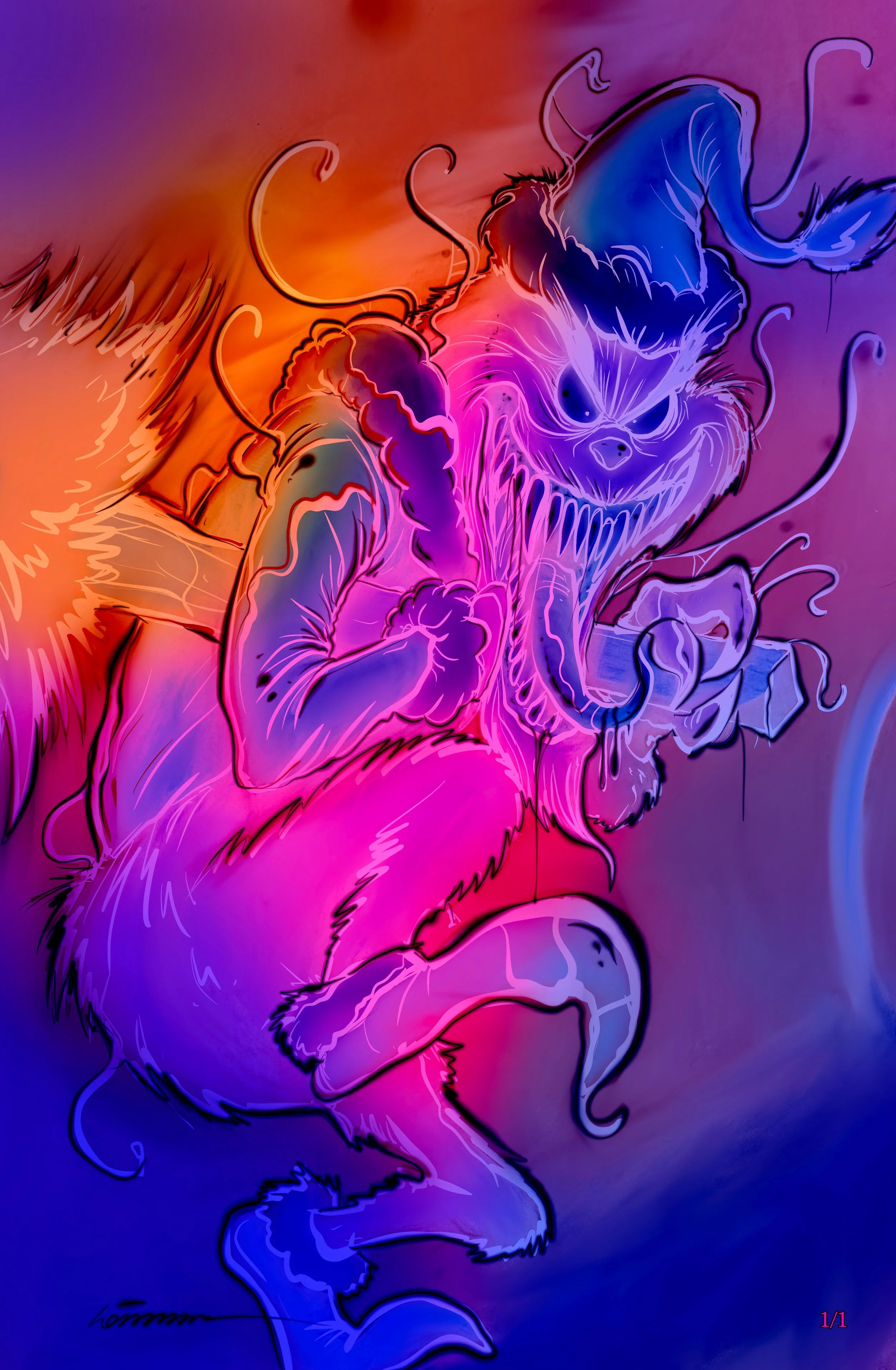 Dr. Flaws “How Gorkem Stole Christmas” !NEGATIVE 1/1! (Gorkem Demir Sketch Book)