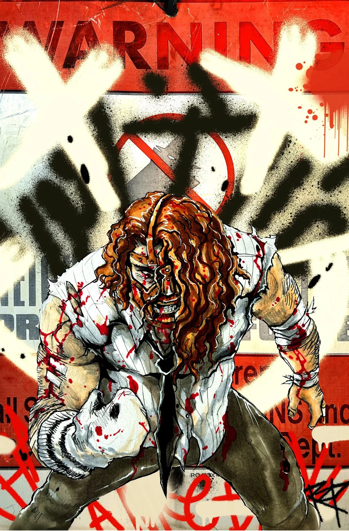 Monday Night Draw!!! Embossed Foil Virgin (Includes art by Kyle Willis, Brett Azar, Chris Fredricks, RZP, & Mr. Gacey) Mankind Cover Art by R.Z.P. (Mega Con Exclusive)