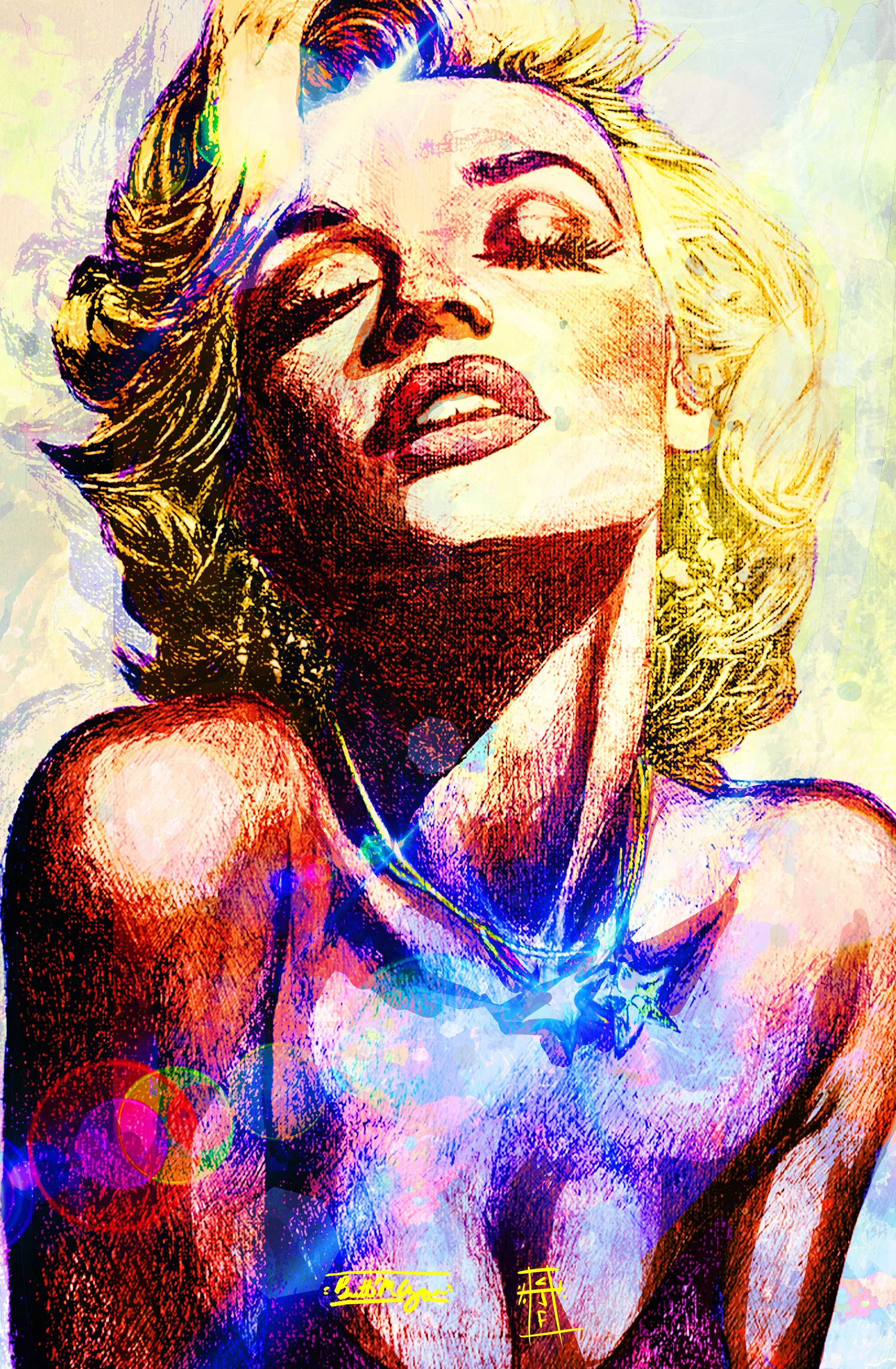 Art Bizarre (the Art of Brett Azar) !VIRGIN! Marilyn Monroe Homage