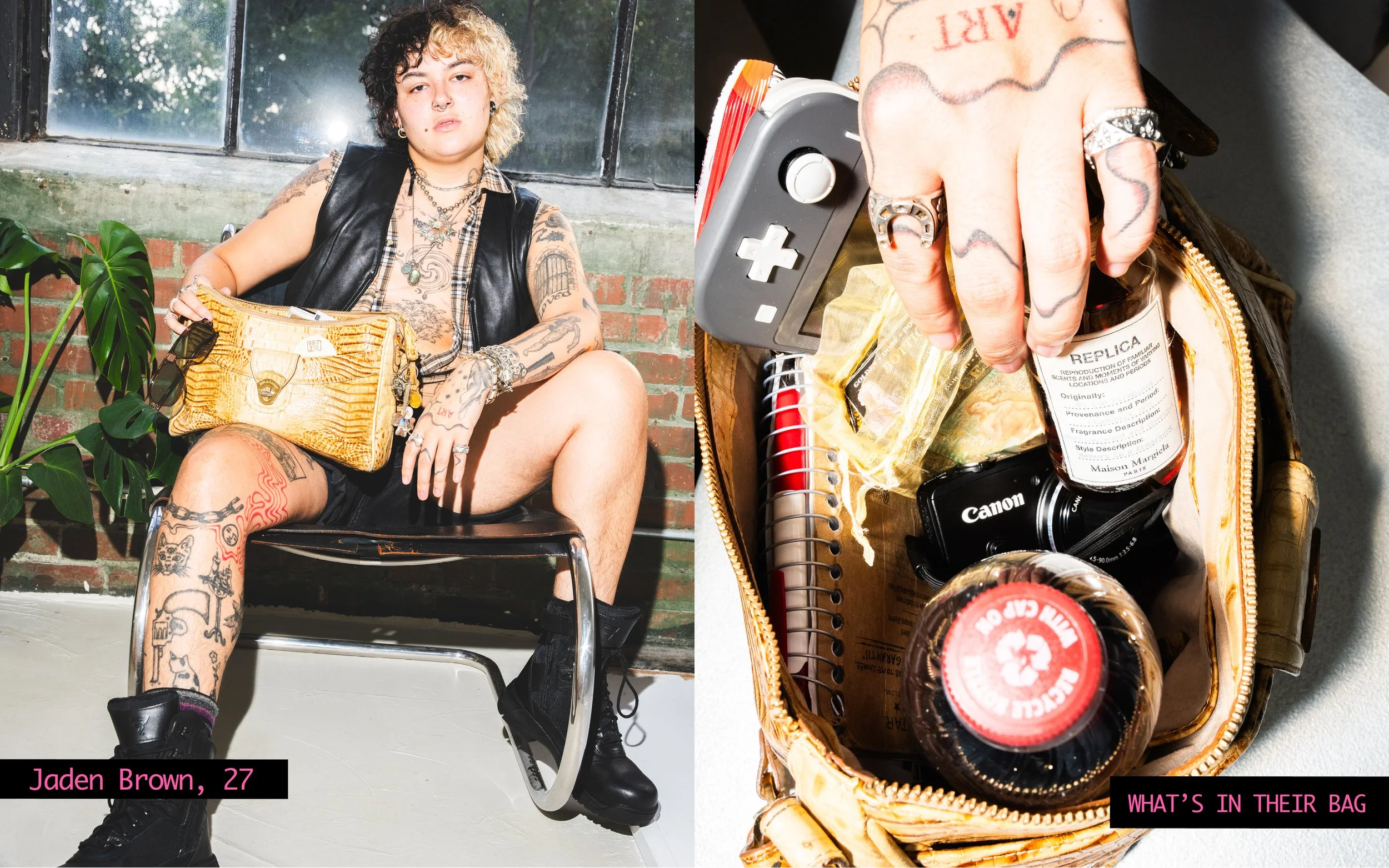 Jaden is a hairstylist and lifelong fashion addict  