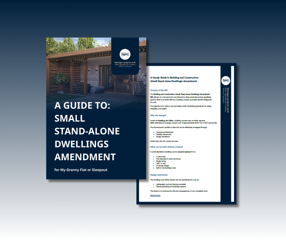 A Handy Guide To: Building And Construction - Small Stand-Alone Dwellings Amendment