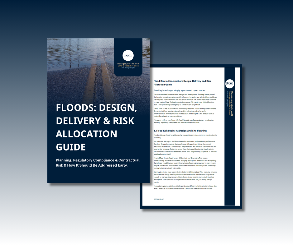 Flood Risk in Construction: Design, Delivery and Risk Allocation Guide