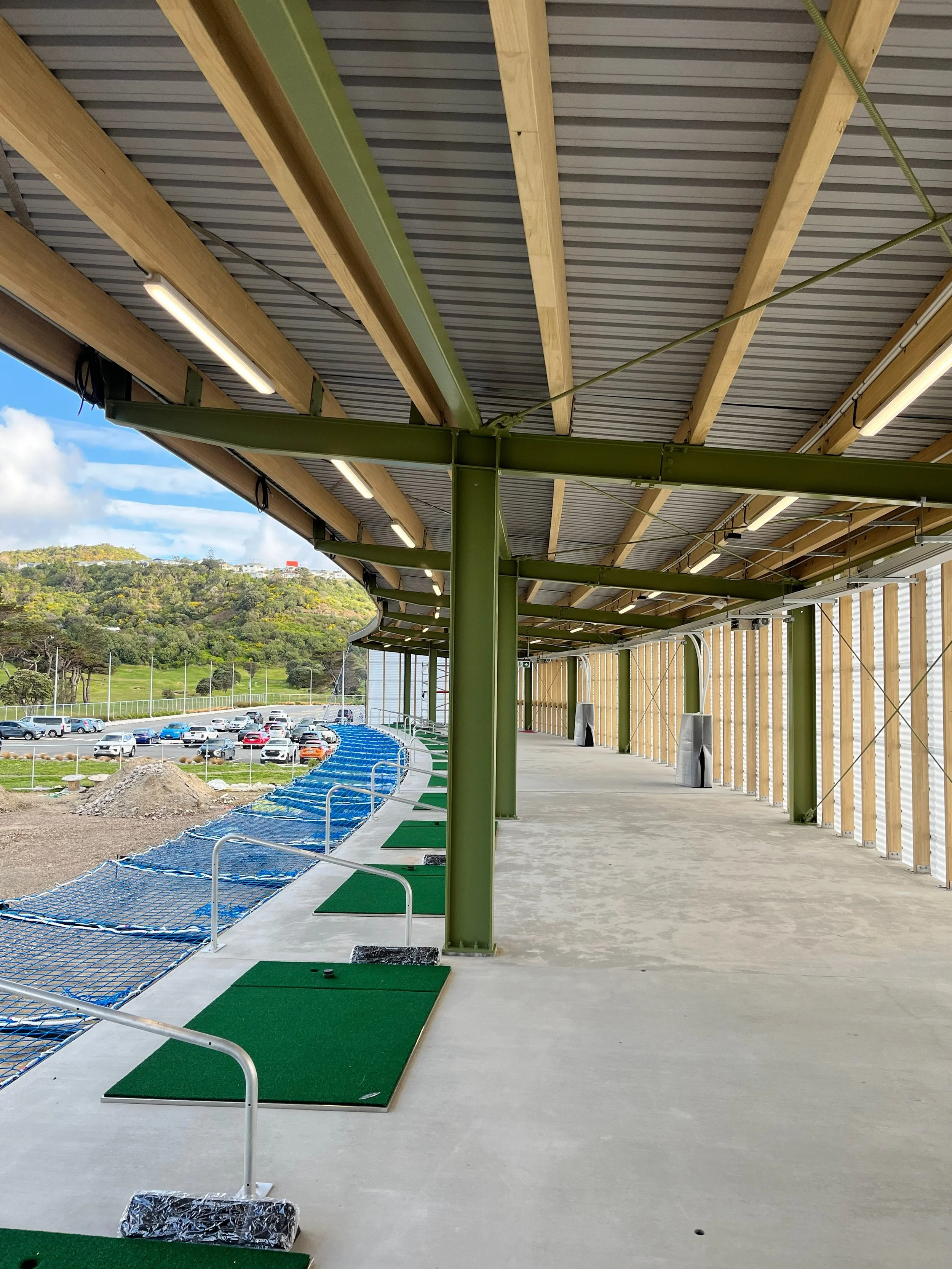 Miramar Links Golf Club Wellington Airshot Driving Range Construction.jpg