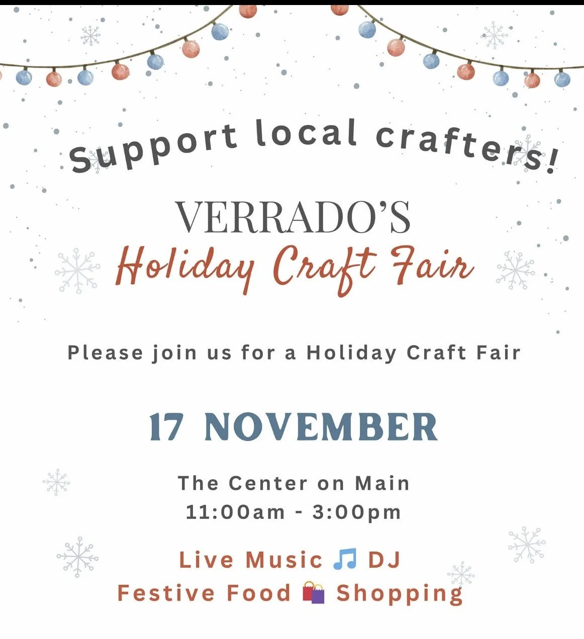 Verrado's Holiday Craft Fair