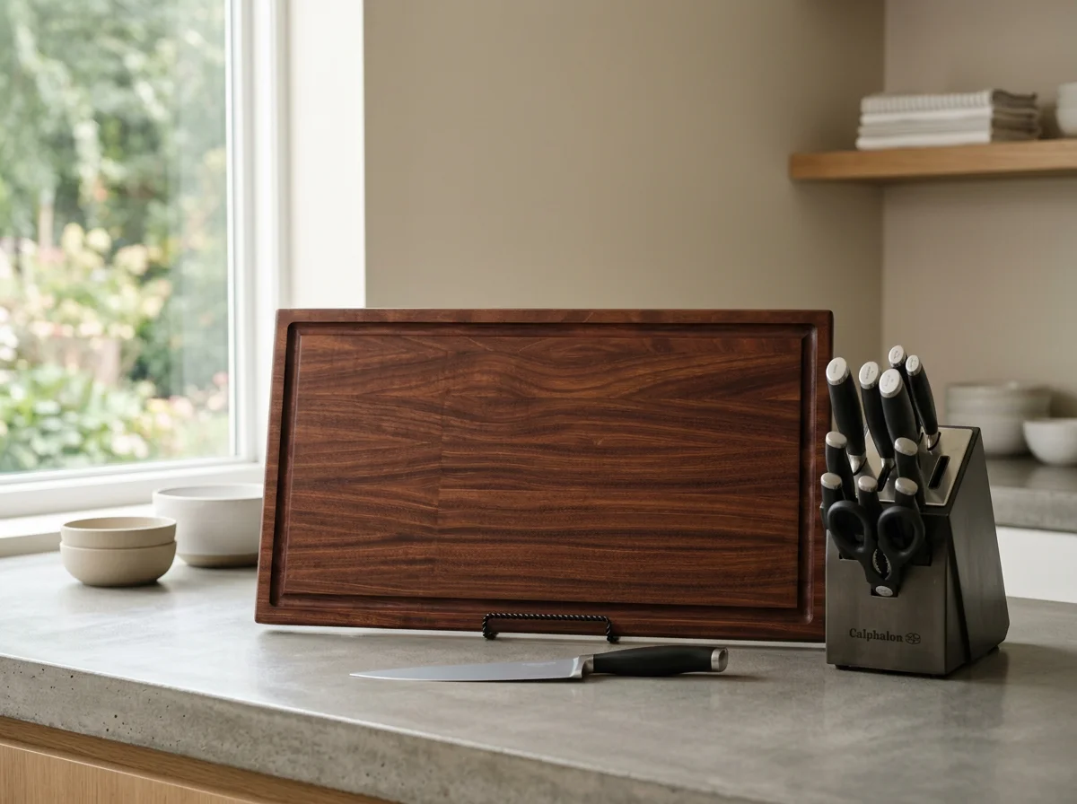 African Sapele Signature Series Custom Handcrafted Cutting Board
