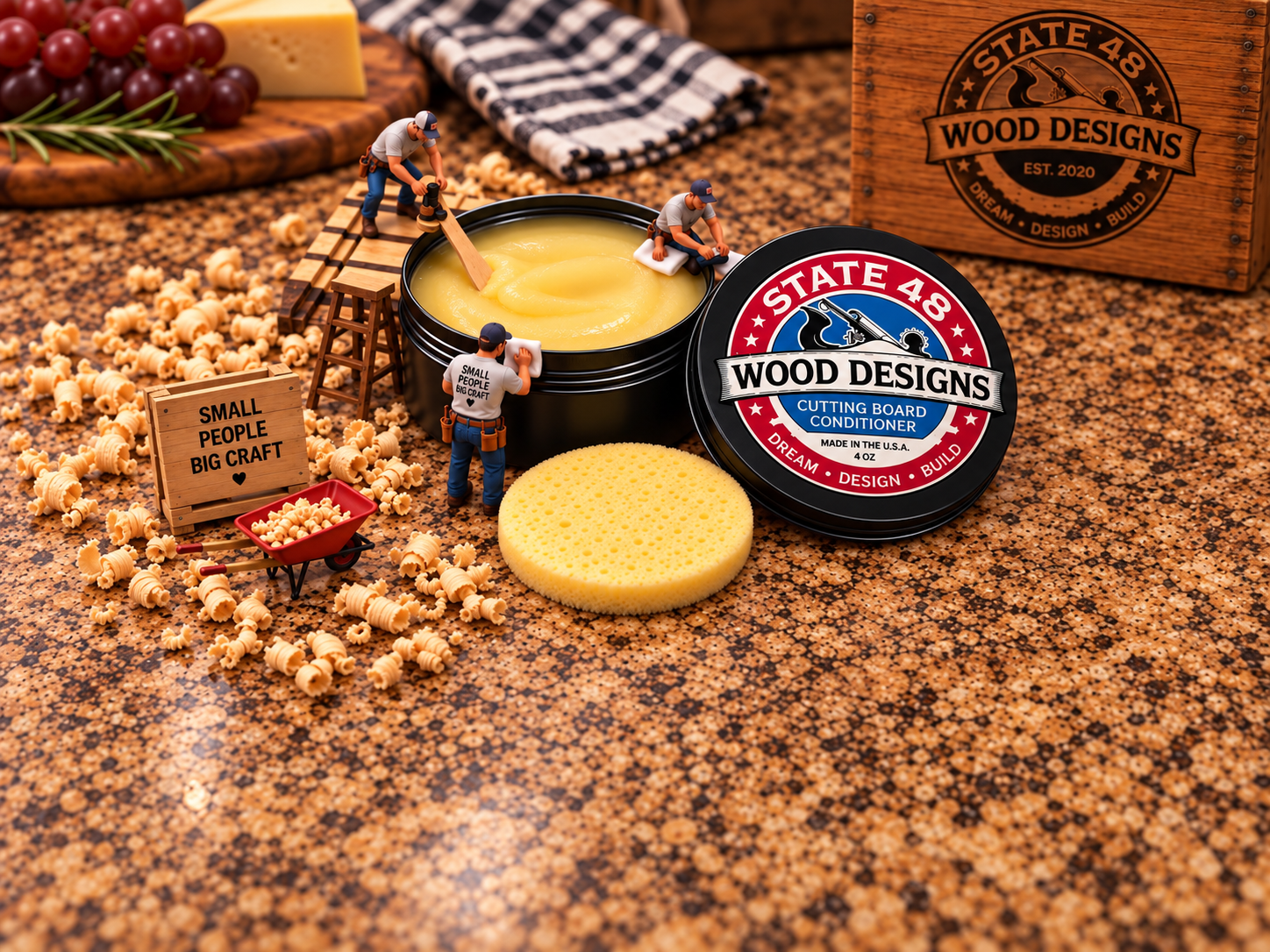 State 48 Board Conditioner 4oz - Food Safe