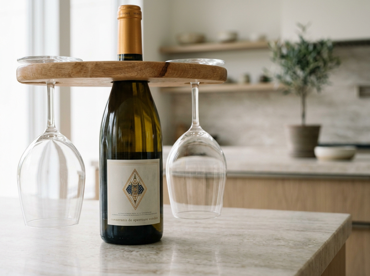 Custom Handcrafted Wine Glass Holder