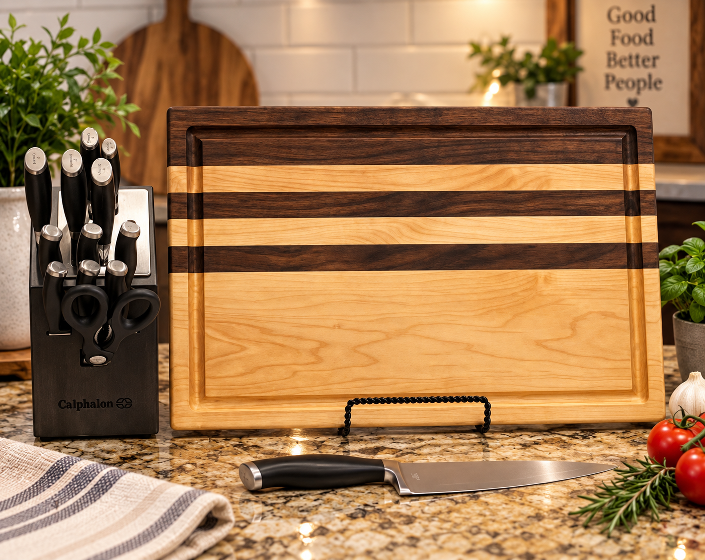Buckeye Series Custom Handcrafted Cutting Board