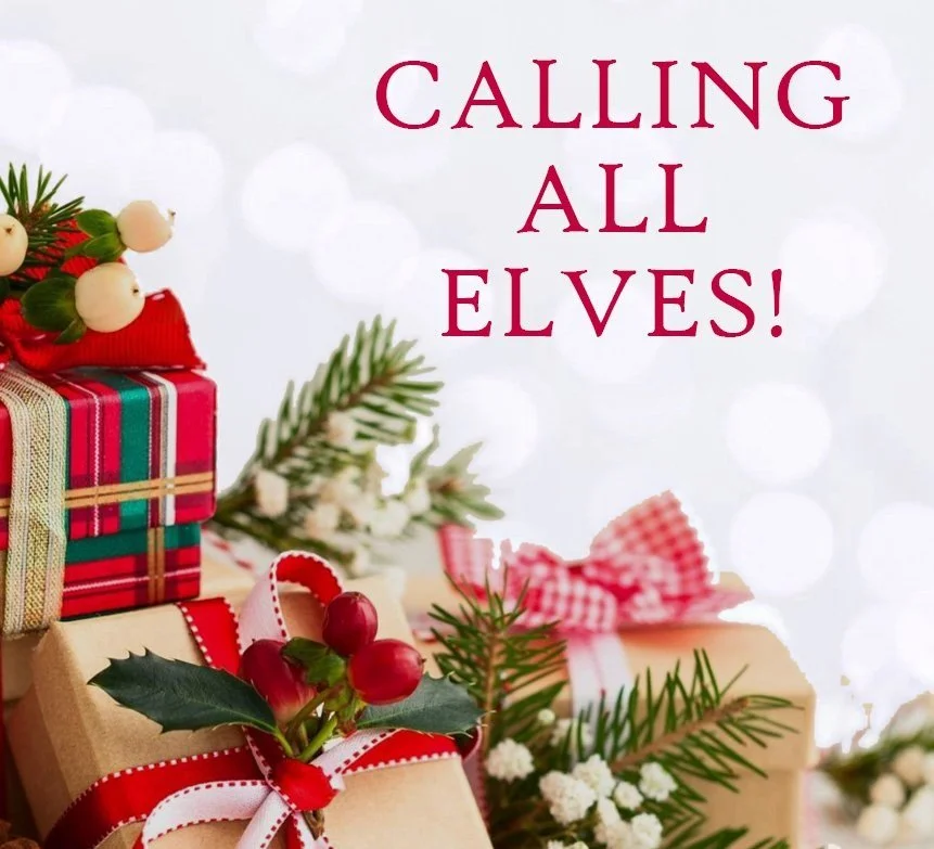 Calling all elves to help us wrap Christmas Gifts for Santa