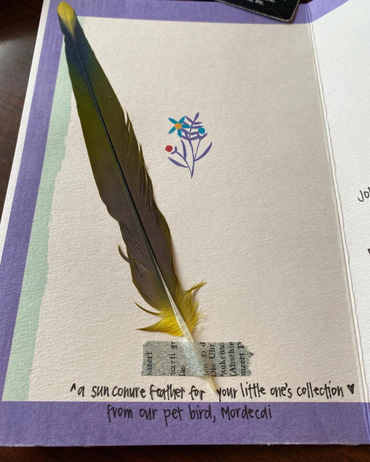 I told my client that my 4 year old had started collecting feathers. I got this after closing on their home purchase. Thoughtful gifts are the best gifts. 

#realtorlife