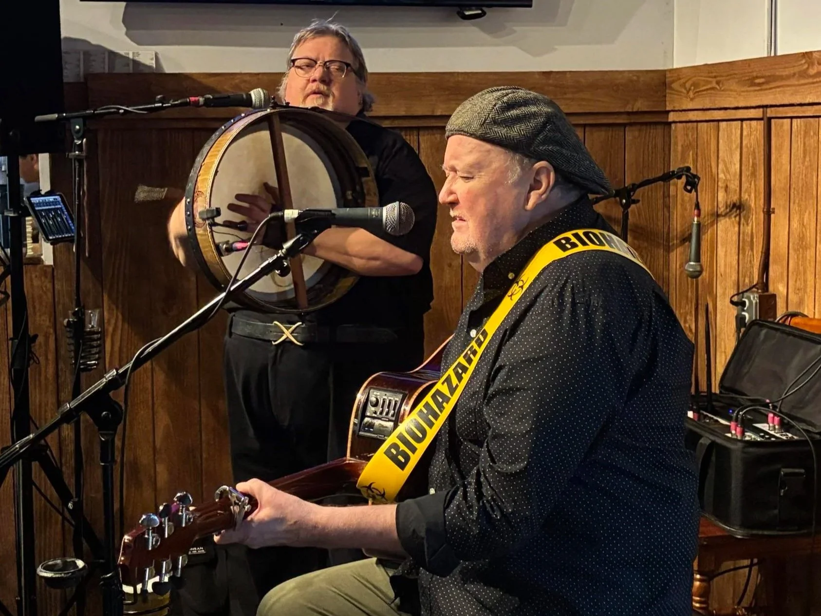 Peter Yeates and Ken Larson at 48 North Pizzeria