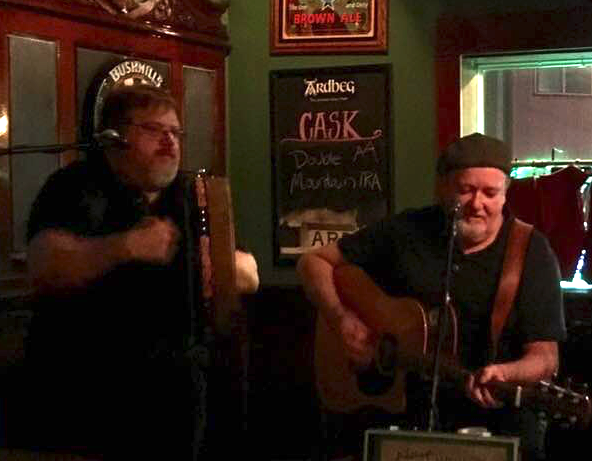 Pete Yeates and Ken Larson at Highlands St. Patrick's Day Celebration 