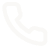Icon of a white telephone receiver on a blue background.
