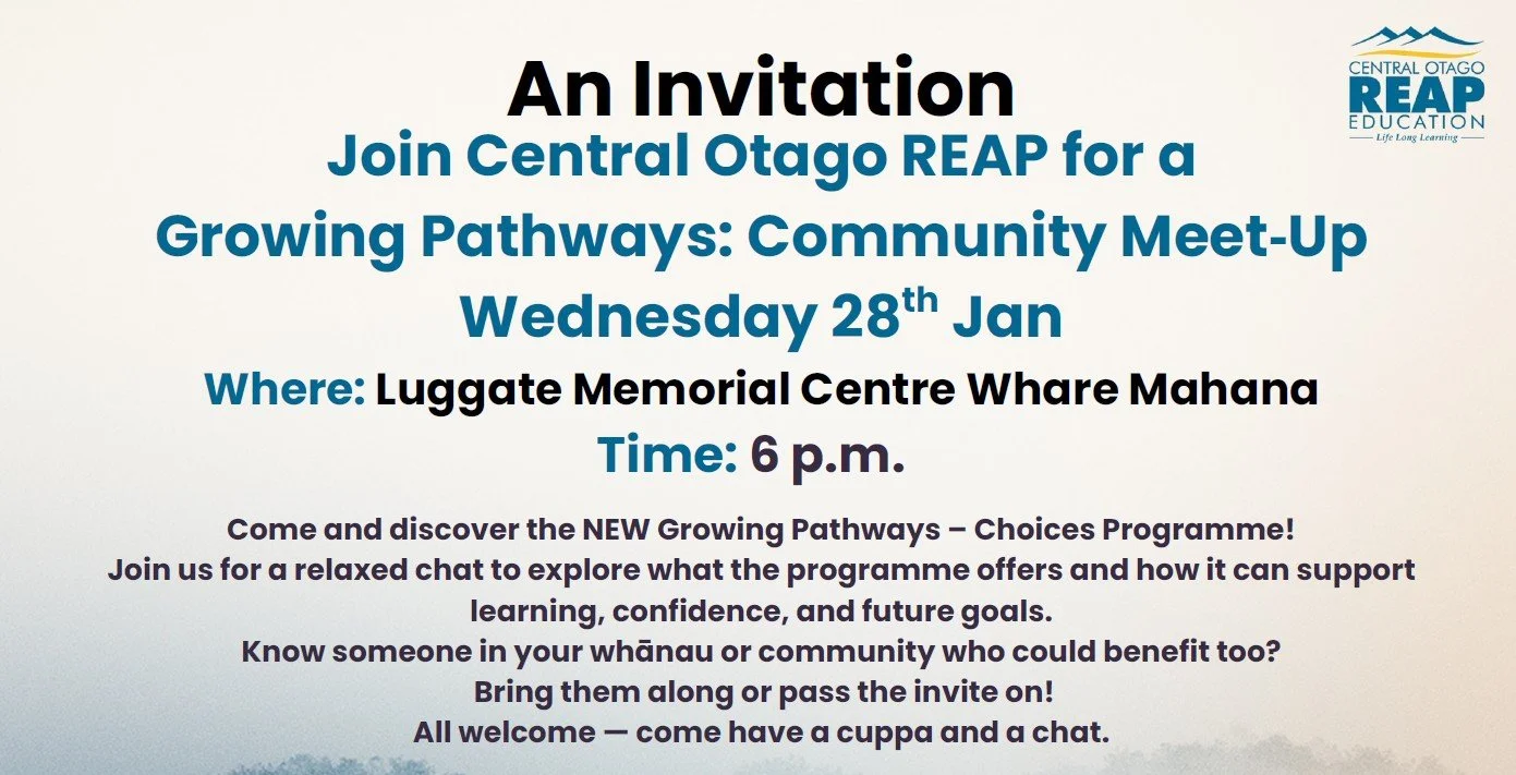 Real Skills for Real Life - A Seasonal Life Skills Program for Adults in Central Otago