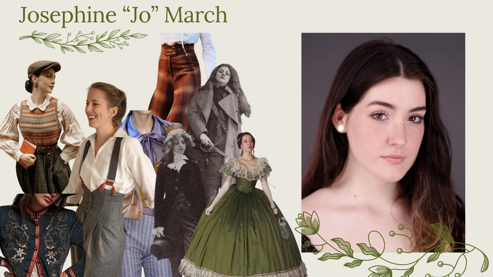 Olive Green Floral and Handdrawn Bible Verse Two Tone Textured Church Presentation (1).png