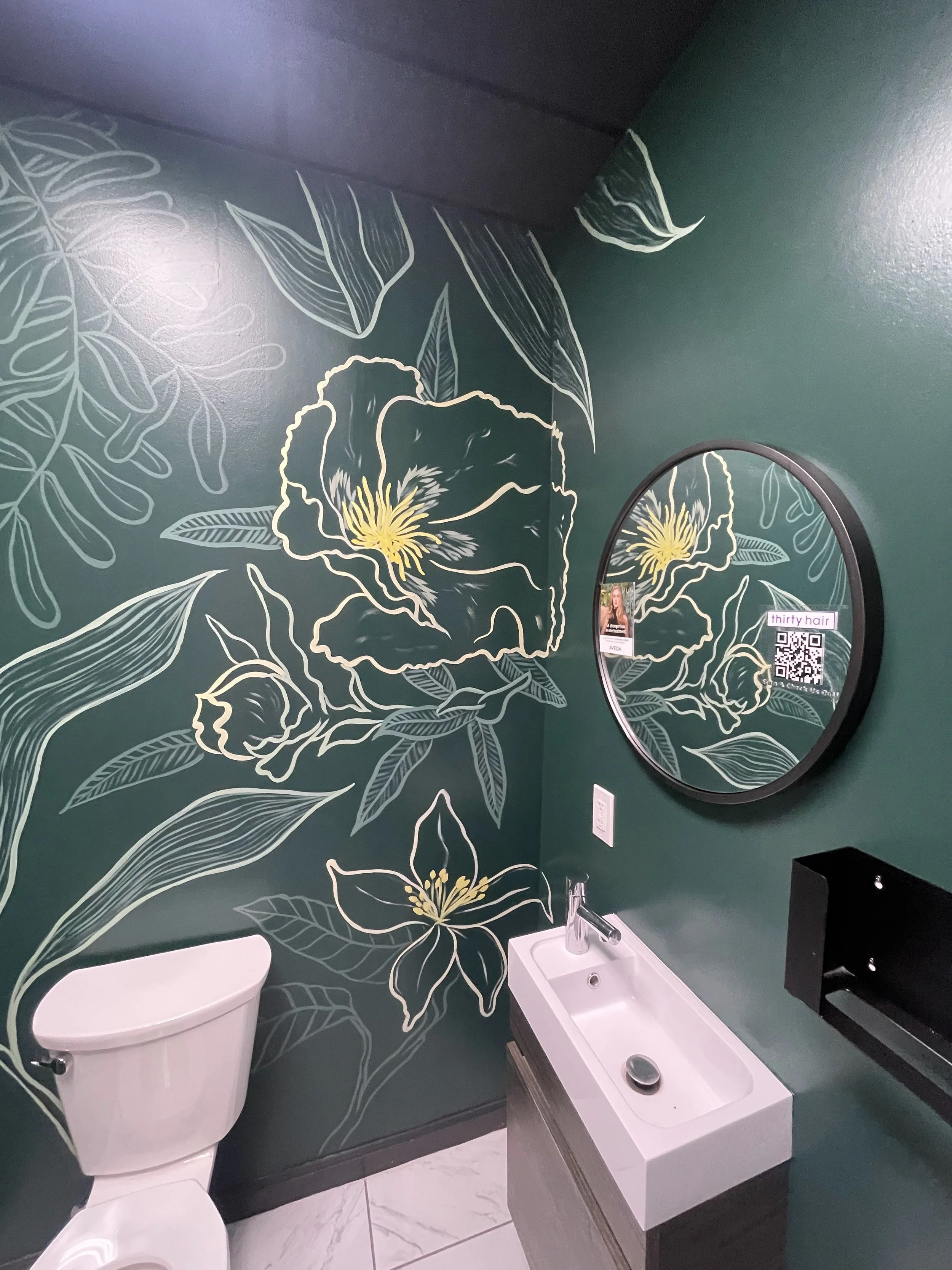 Thirty Hair, Salon, Bathroom (Columbia, 2024)