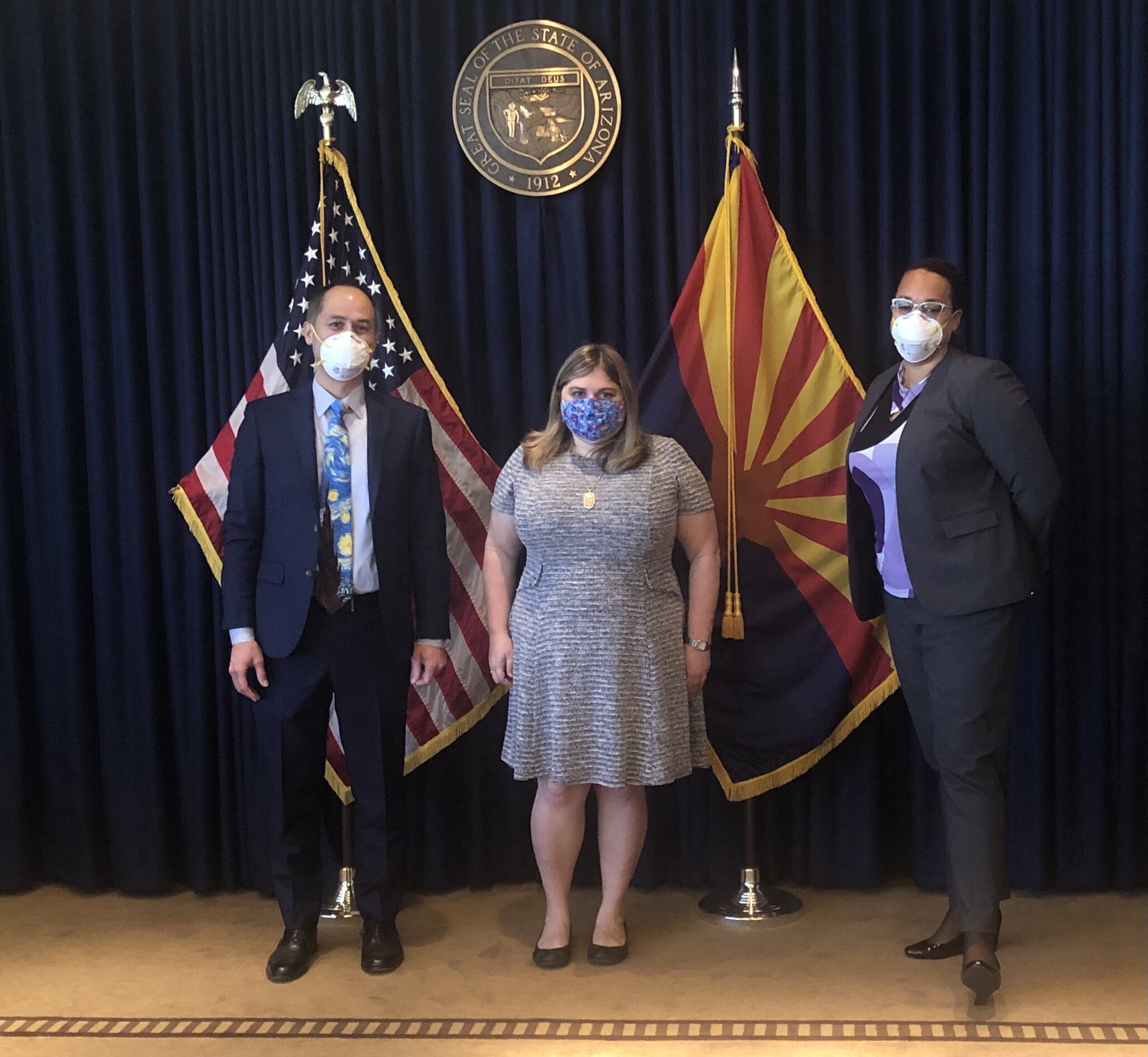 Dr. Carroll and Dr. Williams-Vaughn at Arizona Governor Doug Ducey's Office