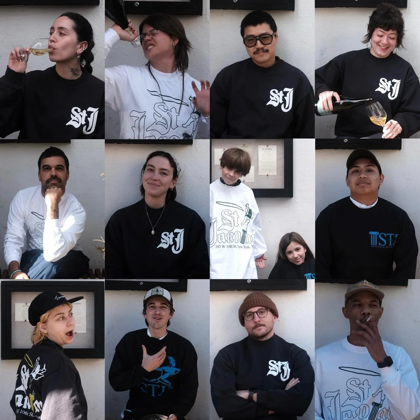 New St J merch has arrived, designed by our own @trlindquist_official ! 2 long sleeves and a heavy crew neck, printed on 100% cotton. Available for purchase @ st j, till we run out !