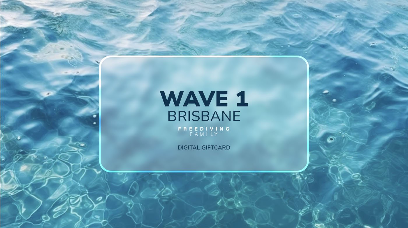 GIFT CARD - Beginner Freediving Course Wave 1