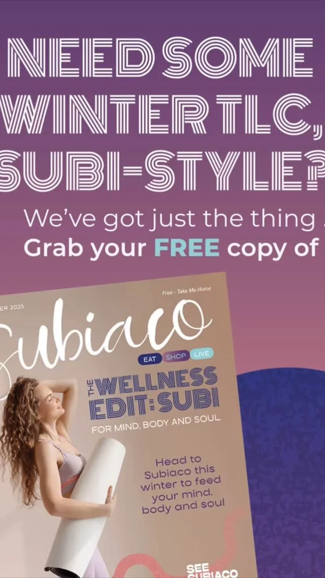 Oh hey good looking 😘 our latest addition to the Subiavo: ESL family is here.
🩵 The Wellness Edit shared all of the ways you can give yourself a wellness boost in Subi this winter.
🩵 From Pilates to trampolining, retail therapy to reconnecting
