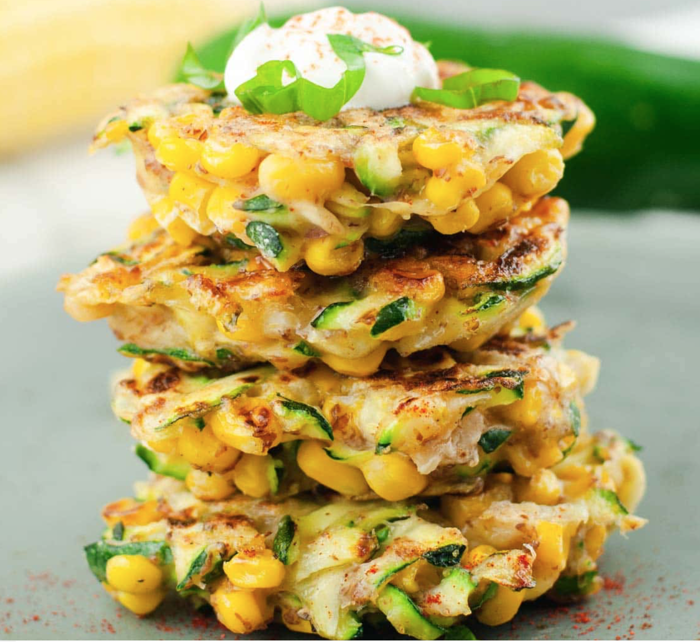 Zucchini and Corn Fritters