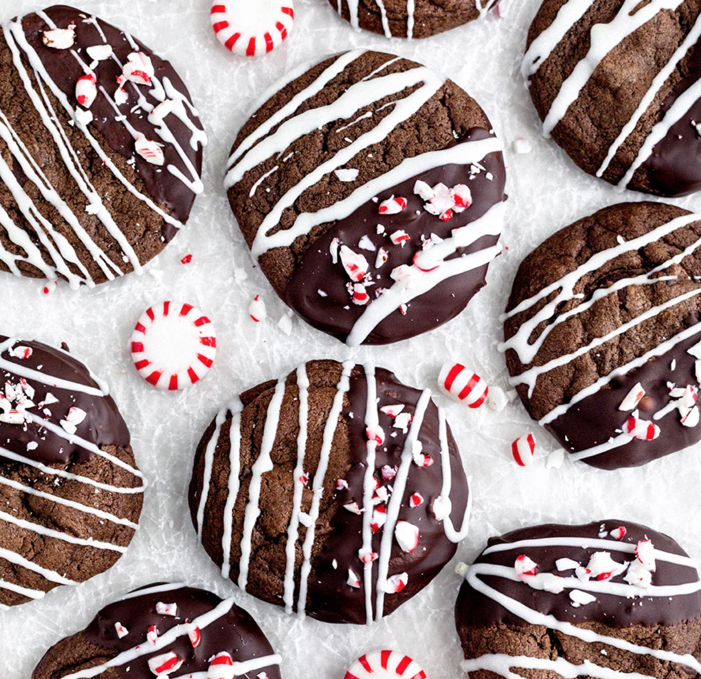 Chocolate Peppermint Cookies