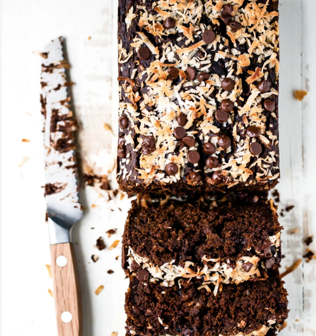 Coconut Double Chocolate Pumpkin Bread