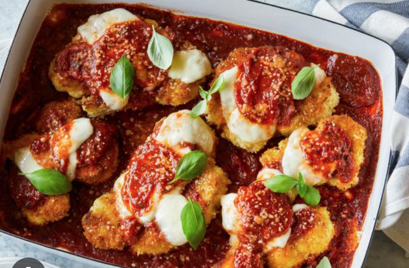 Crispy Cauliflower Parmesan