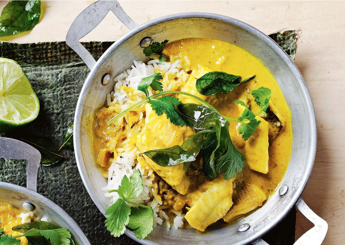 Turmeric Coconut Fish Curry